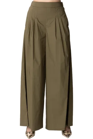 Manila Grace Donna, Pantaloni, Verde, XS, new