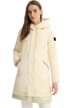 Woolrich Donna, Cappotti, Bianco, L, new