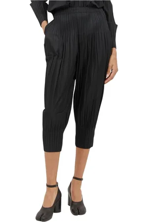 Issey Miyake Donna, Pantaloni, Nero, L, new