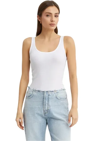 Vince Donna, Top, Bianco, L, new