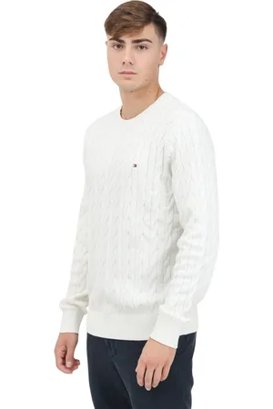 Tommy Hilfiger Uomo, Maglie, Bianco, L, new