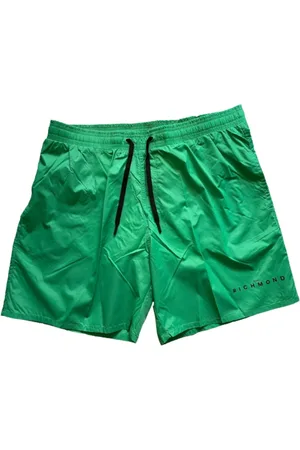John Richmond Uomo, Costumi da bagno, Verde, XL, new
