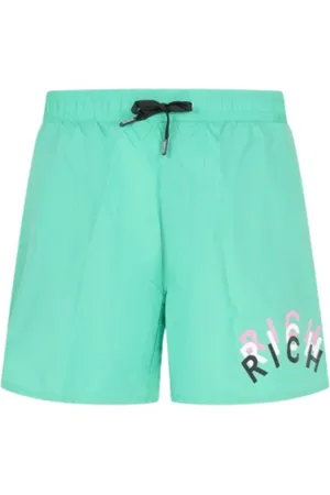 John Richmond Uomo, Costumi da bagno, Verde, 2Xl, new