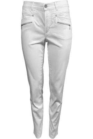2-Biz Donna, Pantaloni, Bianco, XL, new