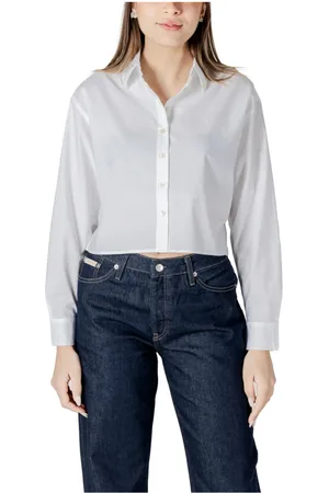 Calvin Klein Donna, Camicette , Bianco, L, new