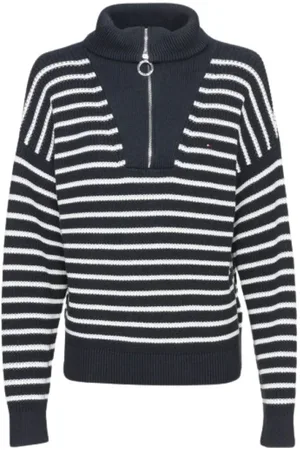 Tommy Hilfiger Donna, Maglie, Blu, L, new