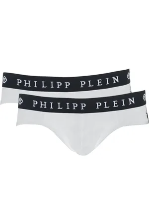 Philipp Plein Uomo, Mutande, Bianco, L, new