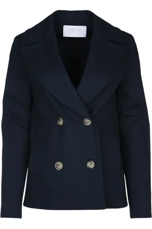 Harris Wharf London Donna, Cappotti, Blu, S, new