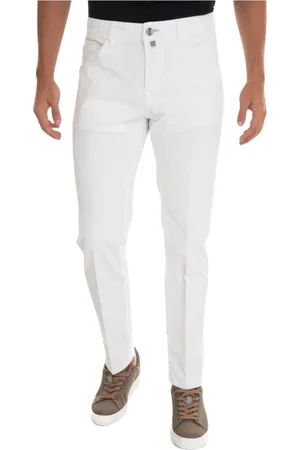 Jacob Cohen Uomo, Pantaloni, Bianco, W32, new