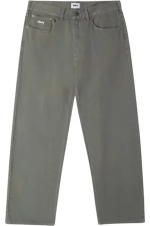 Obey Uomo, Jeans, Grigio, W24, new