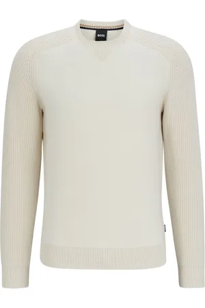 HUGO BOSS Uomo, Maglie, Bianco, S, new