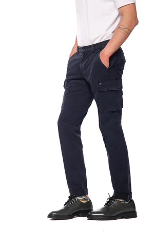 Masons Uomo, Pantaloni, Blu, L, new