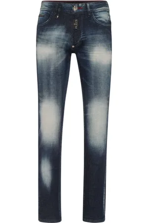 Philipp Plein Uomo, Jeans, Blu, W31, new