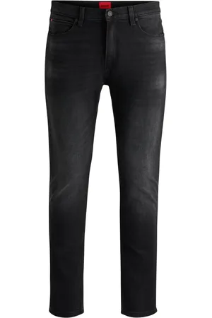 HUGO BOSS Uomo, Pantaloni, Nero, W34 L34, new