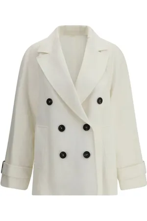 Brunello Cucinelli Donna, Cappotti, Bianco, 2Xs, new