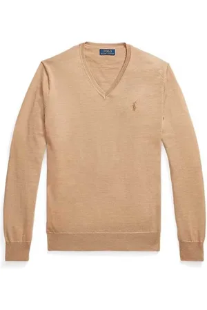 Ralph Lauren Uomo, Maglie, Marrone, 2Xl, new
