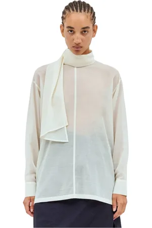 Issey Miyake Donna, Camicette , Bianco, L, new