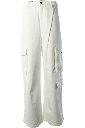 Pinko Donna, Pantaloni, Bianco, M, new