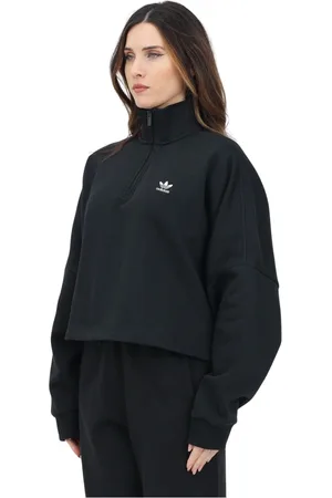 adidas Donna, Felpe, Nero, M, new