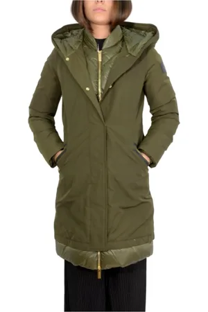 Woolrich Donna, Cappotti, Verde, M, new