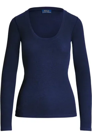 Ralph Lauren Donna, Top, Blu, L, new