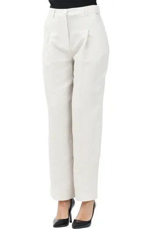 Armani Exchange Donna, Pantaloni, Bianco, S, new