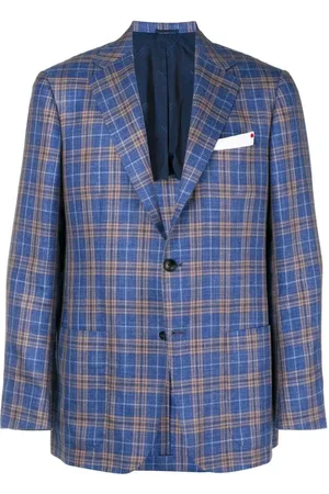 Kiton Uomo, Giacche, Blu, L, new