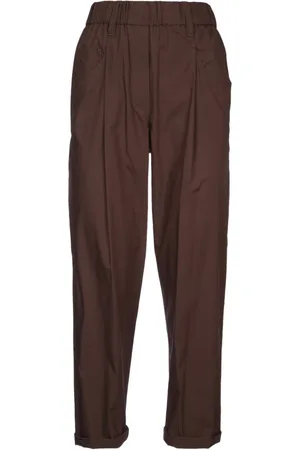 Brunello Cucinelli Donna, Pantaloni, Marrone, M, new