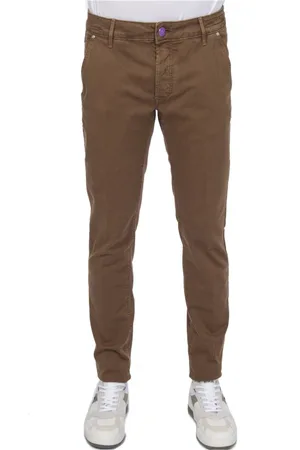 Hand Picked Uomo, Pantaloni, Marrone, W38, new