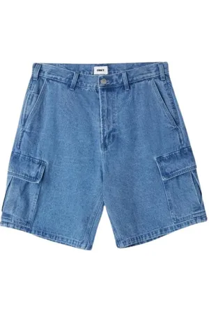 Obey Uomo, Pantaloncini, Blu, W31, new