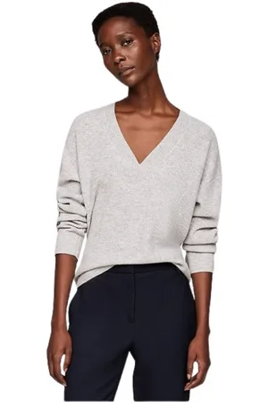 Tommy Hilfiger Donna, Maglie, Grigio, S, new