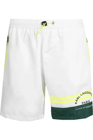 Karl Lagerfeld Uomo, Costumi da bagno, Bianco, S, new