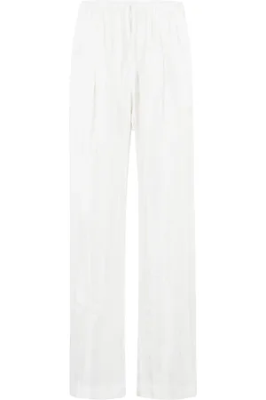 Loulou Studio Donna, Pantaloni, Bianco, S, new
