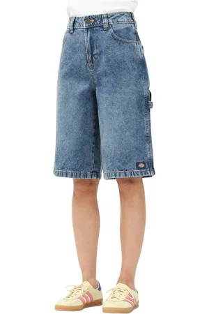 Dickies Donna, Pantaloncini, Blu, W26, new