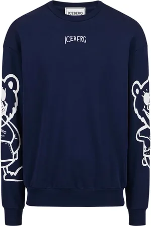 Iceberg Uomo, Felpe, Blu, XL, new