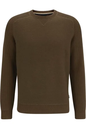 HUGO BOSS Uomo, Maglie, Marrone, S, new