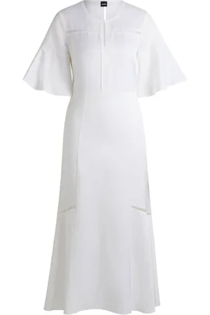 HUGO BOSS Donna, Abiti, Bianco, S, new