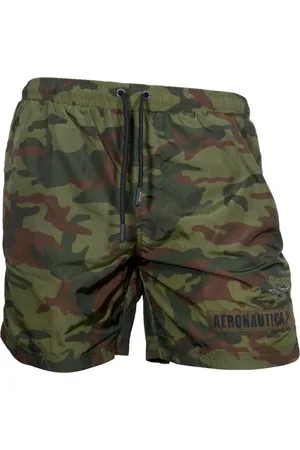 Aeronautica Militare Uomo, Pantaloncini, Verde, L, new