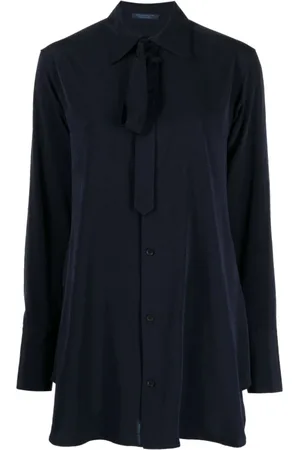 YOHJI YAMAMOTO Donna, Camicette , Blu, L, new