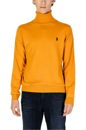 U.S. Polo Assn. Uomo, Maglie, Arancione, XS, new