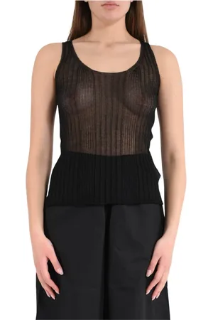 Roberto Collina Donna, Top, Nero, M, new