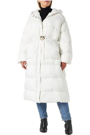 Pinko Donna, Cappotti, Bianco, M, new