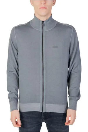 HUGO BOSS Uomo, Maglie, Grigio, M, new