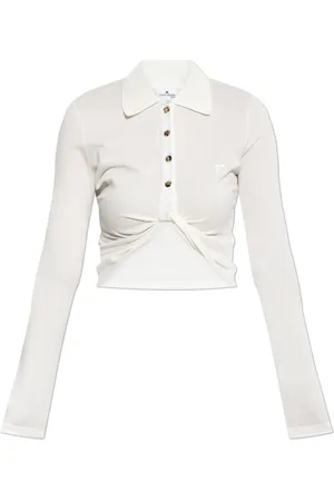 Courrèges Donna, Top, Bianco, S, new