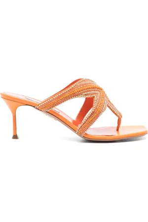 Aquazzura Donna, Scarpe, Arancione, 37 1/2 EU, new