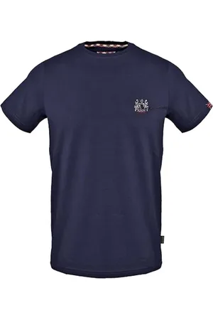 Aquascutum Uomo, Top, Blu, S, new
