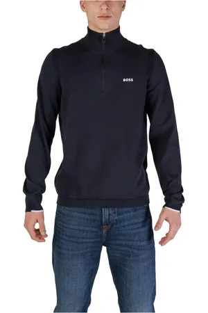 HUGO BOSS Uomo, Maglie, Blu, M, new