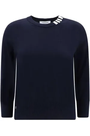 Thom Browne Donna, Maglie, Blu, S, new