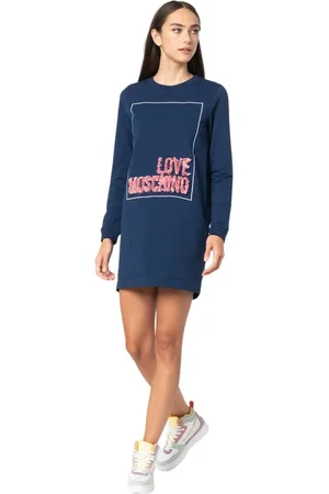 Moschino Donna, Abiti, Blu, M, new