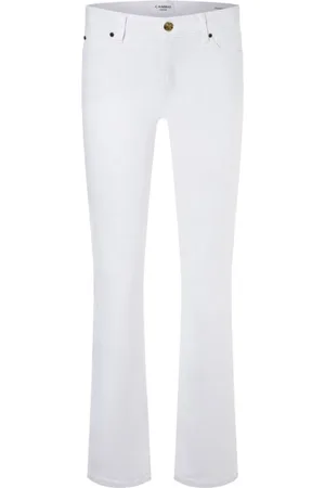Cambio Donna, Pantaloni, Bianco, L, new